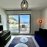 Luxueux 2 Pieces - Terrasse Vue Mer - Parking - Fo * 博索莱伊