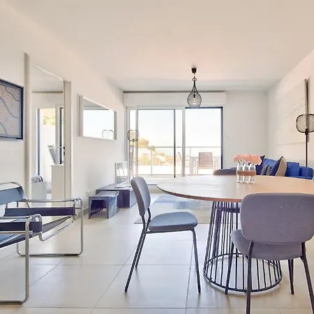 Luxueux 2 Pieces - Terrasse Vue Mer - Parking - Fo * 博索莱伊