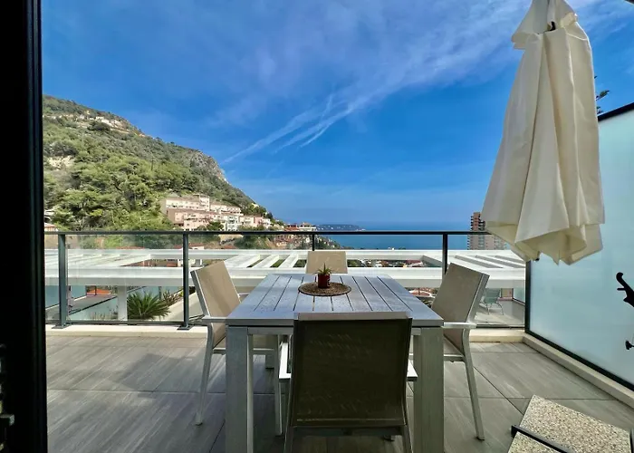 Luxueux 2 Pieces - Terrasse Vue Mer - Parking - Fo Dom wakacyjny *