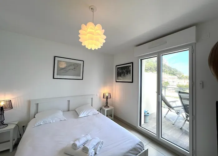 Luxueux 2 Pieces - Terrasse Vue Mer - Parking - Fo Dom wakacyjny *